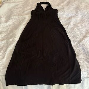 Women’s Collared Black Dress